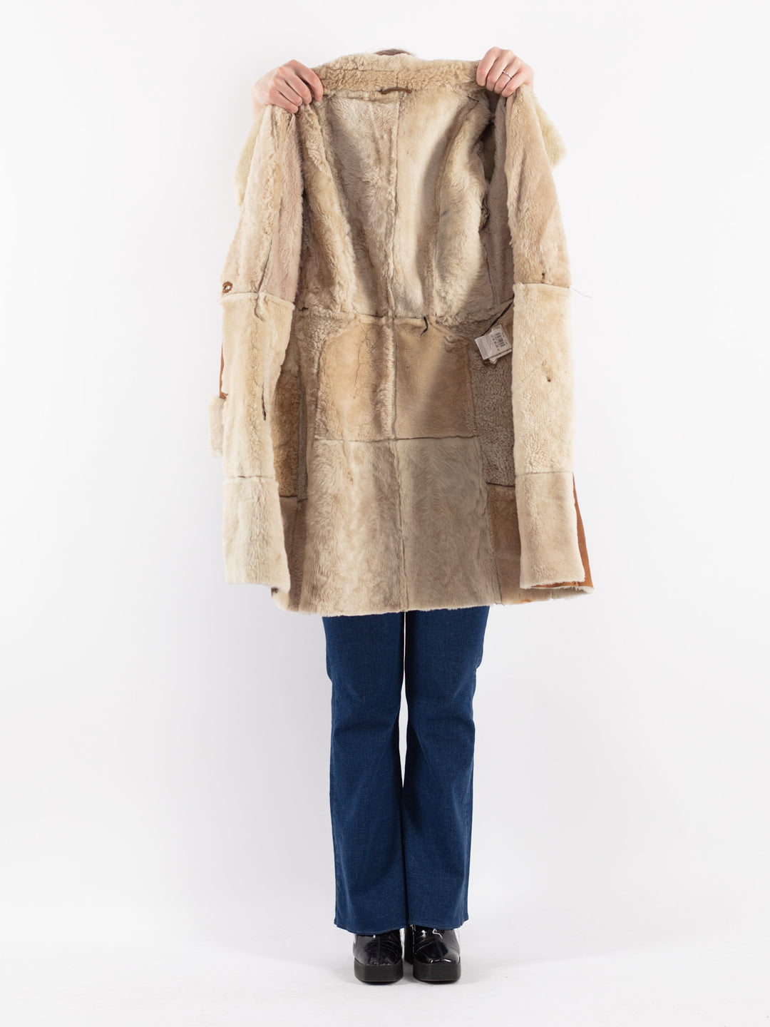 Vintage 00's Women Sheepskin in Brown