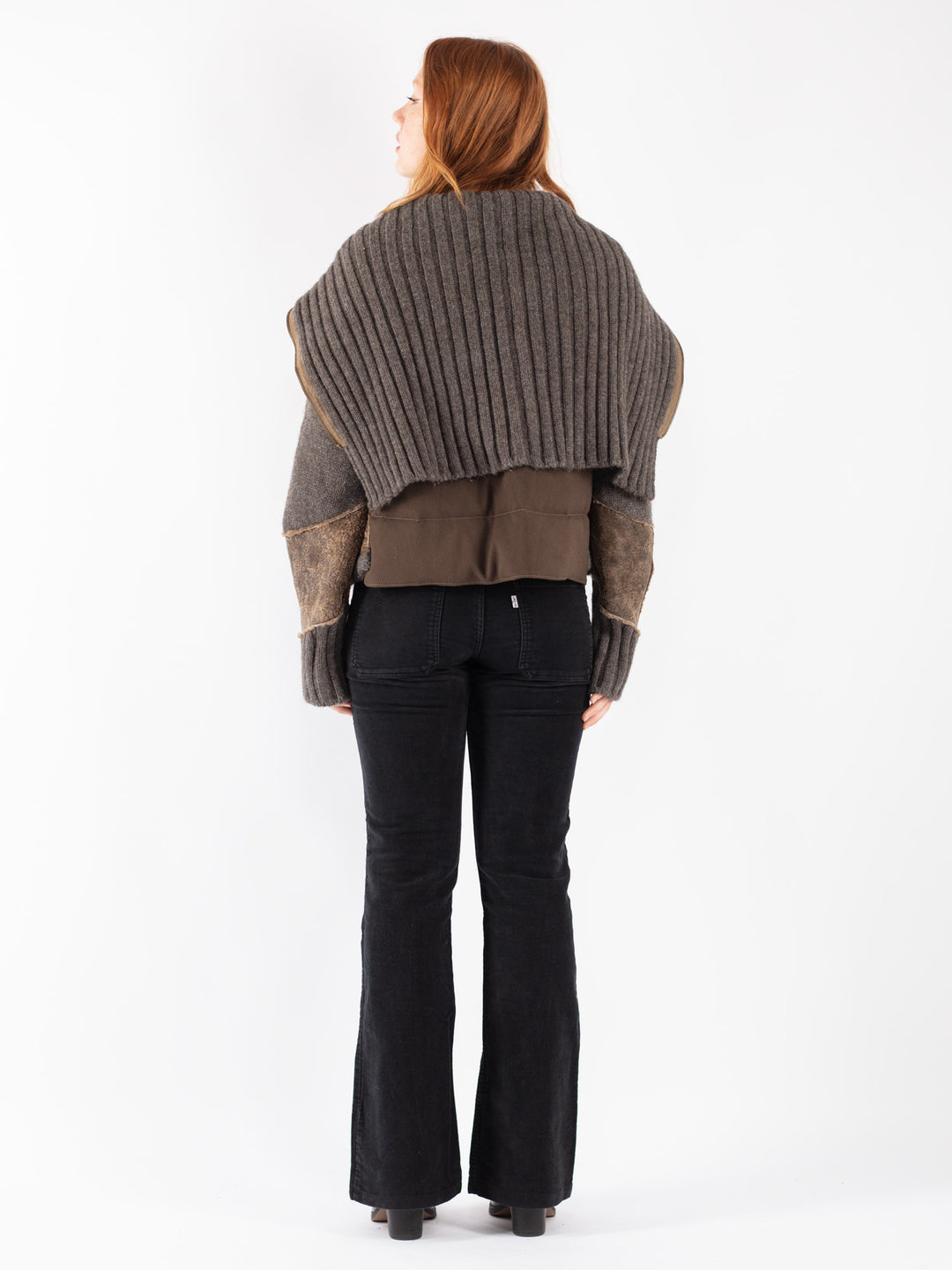 Vintage 00's Women Sheepskin Jacket in Multi