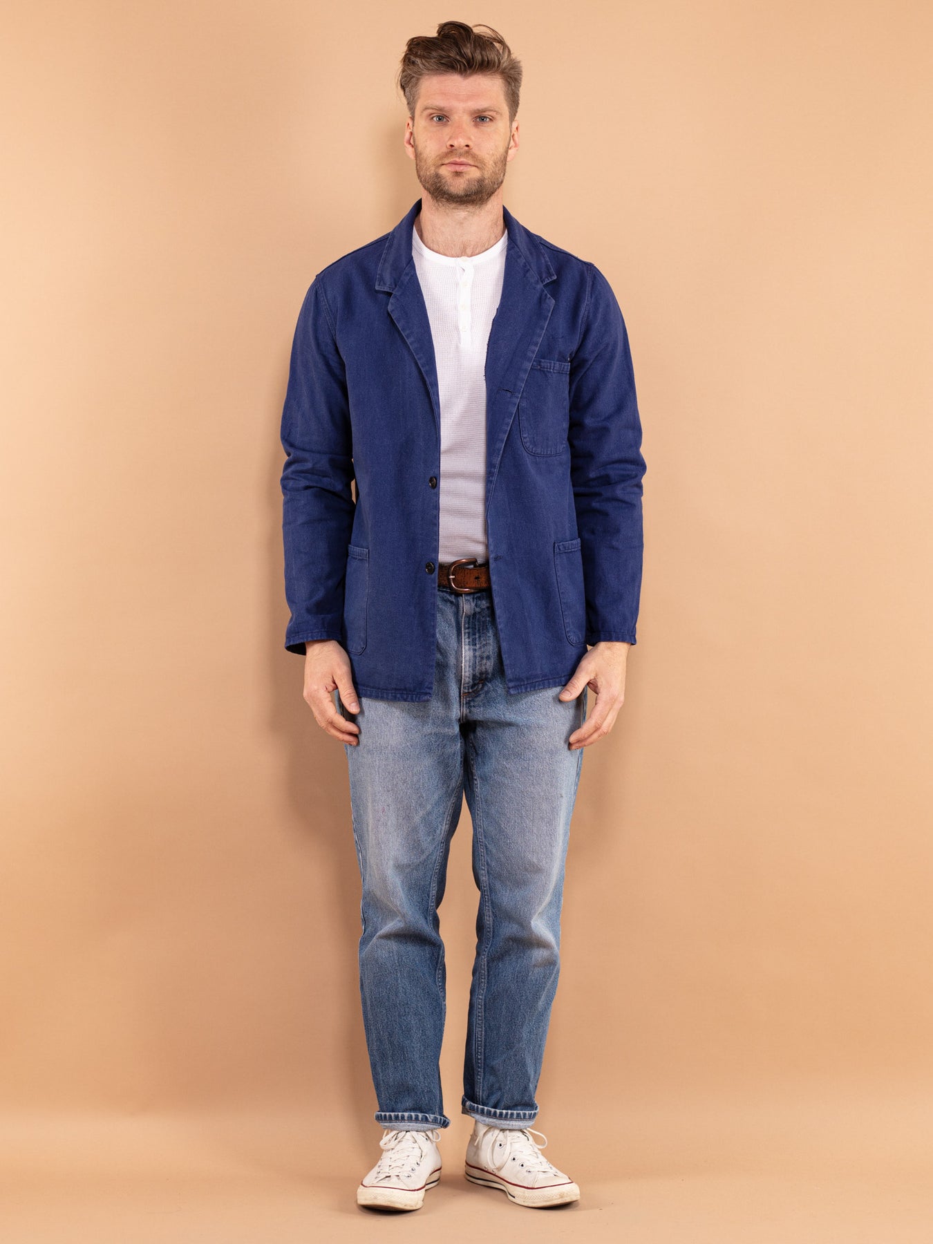 Vintage-60s-Men-French-Work-