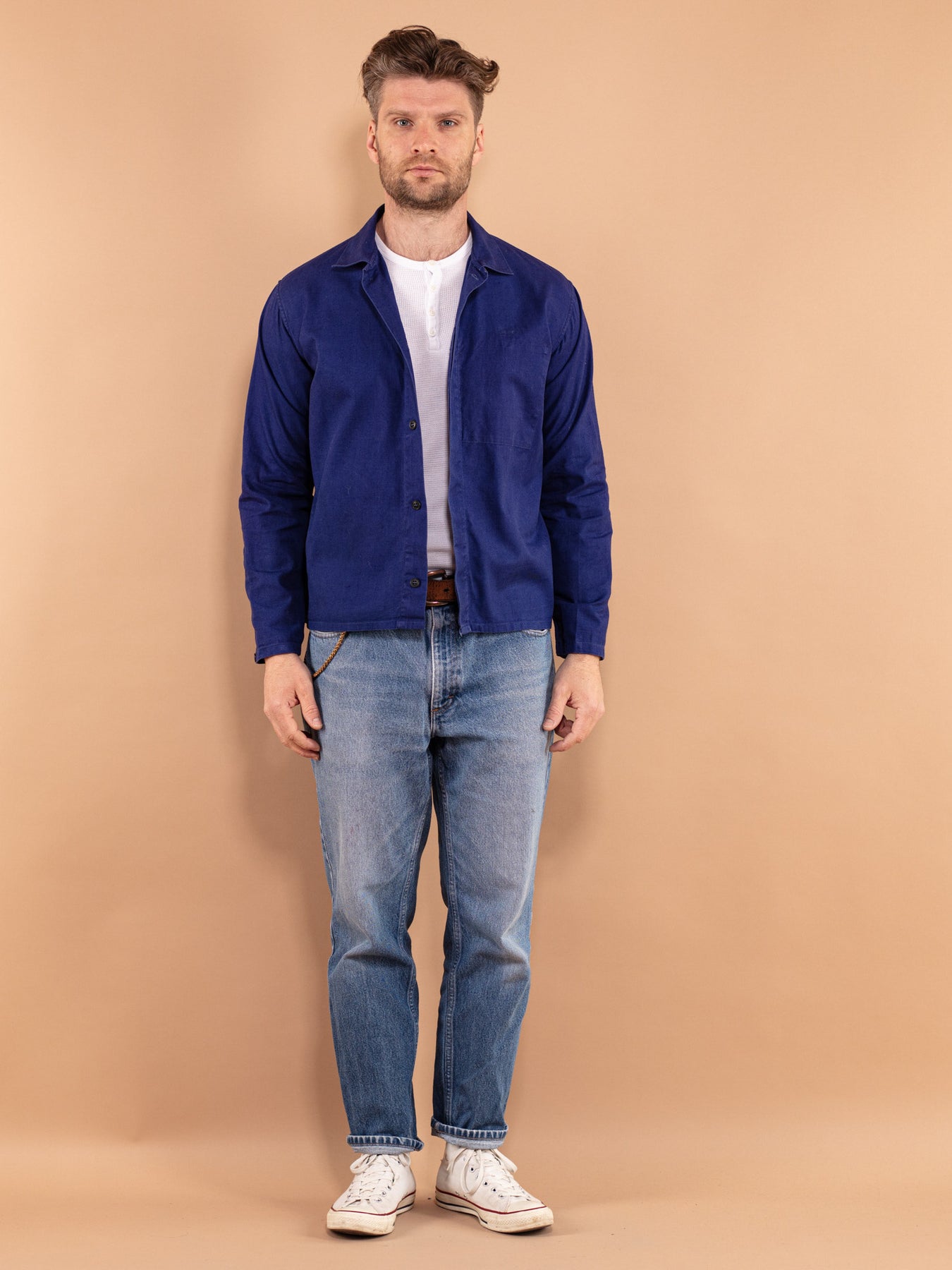 Vintage-60s-Men-French-Work-