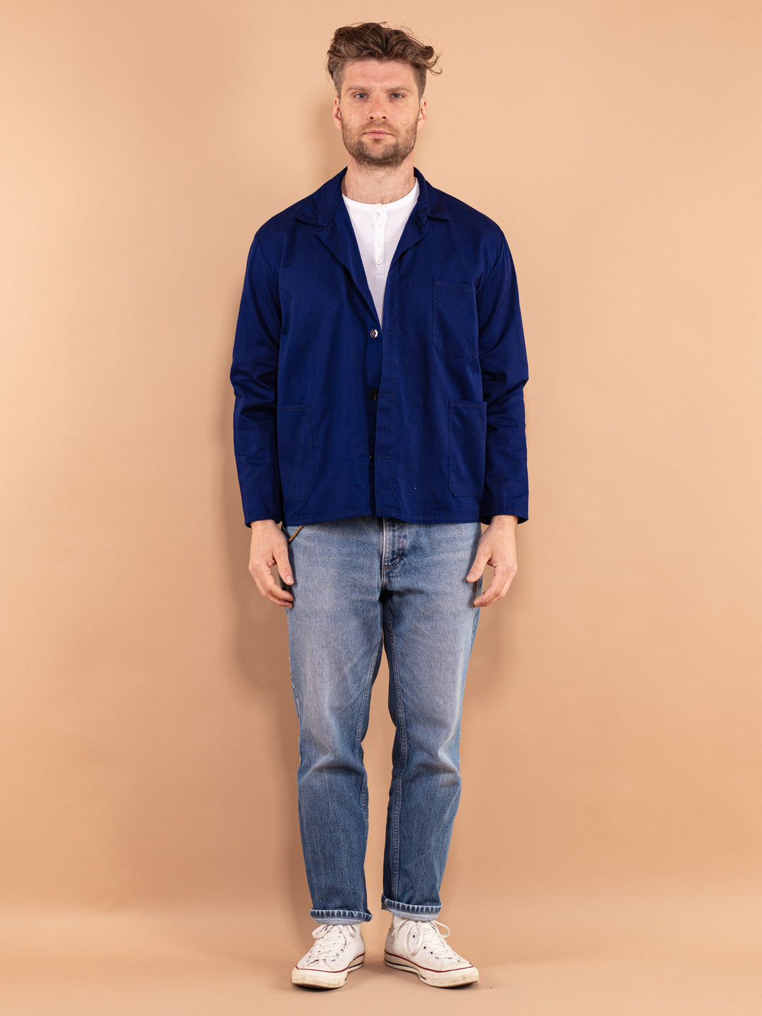 Vintage 60's Men French Work Jacket - NorthernGrip