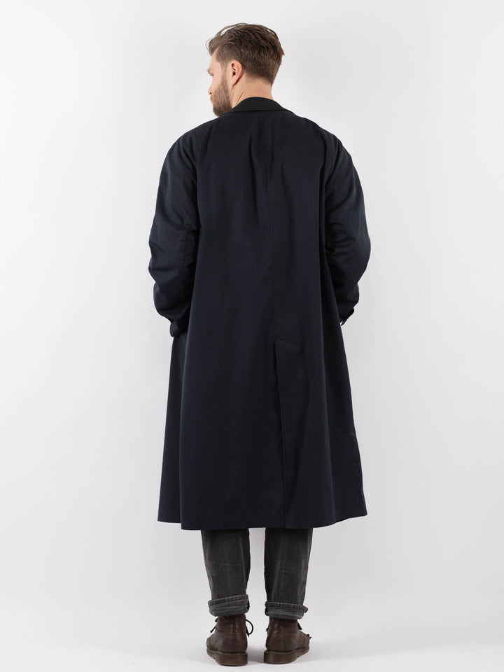 Vintage 70's Men Trench Coat in BlueZ940