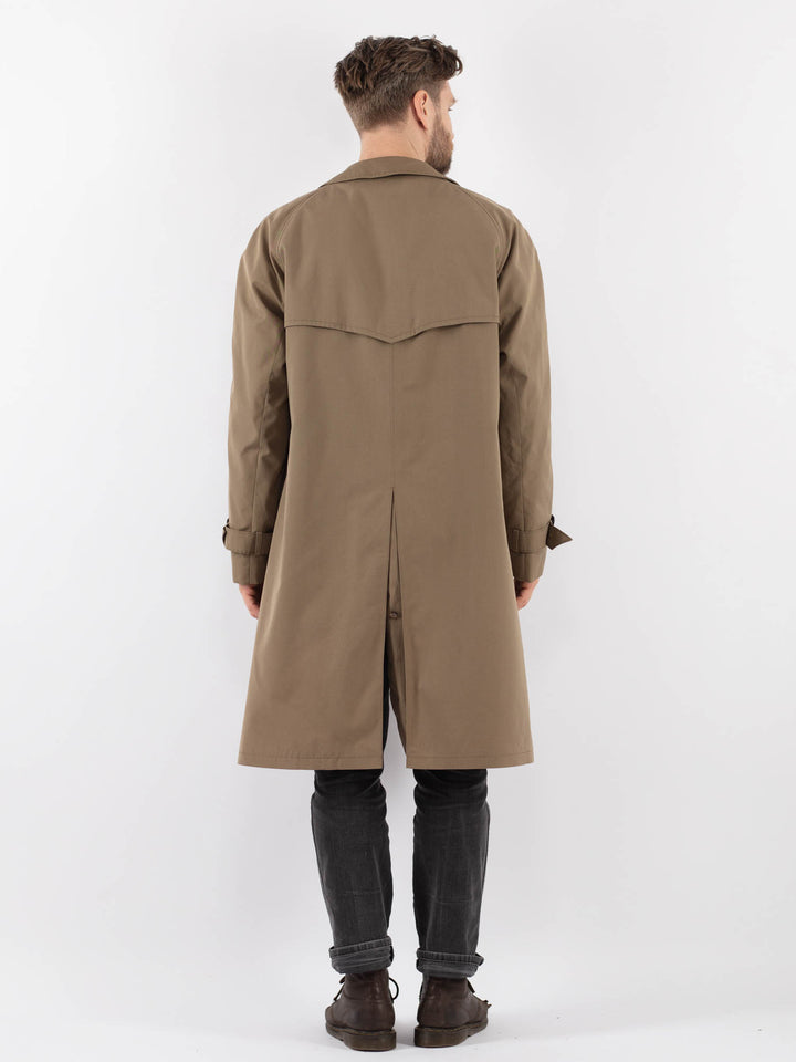 Vintage 70's Men Trench Coat in BeigeZ943