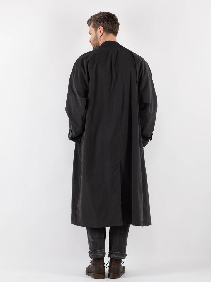 Vintage 70's Men Trench Coat in Gray
