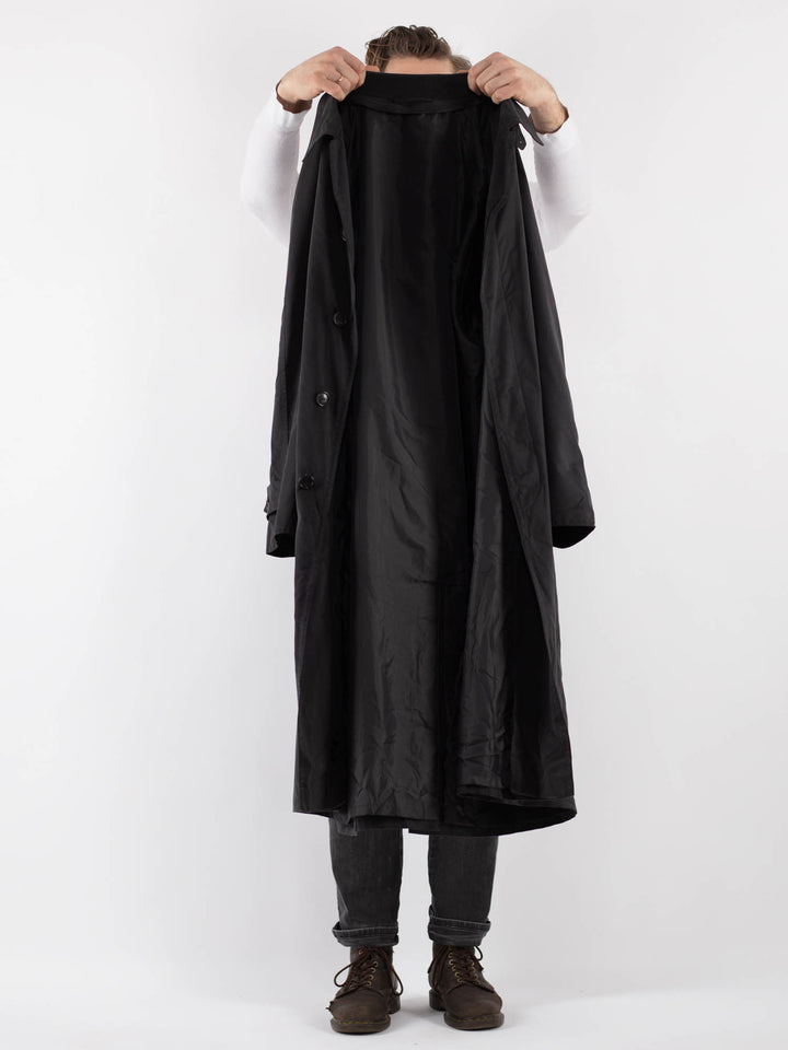 Vintage 70's Men Trench Coat in Gray