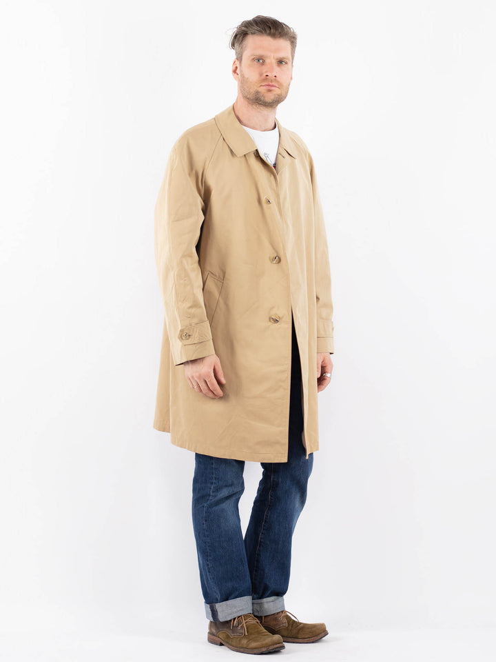 Vintage 70's Men Mac Coat in BeigeZ1500