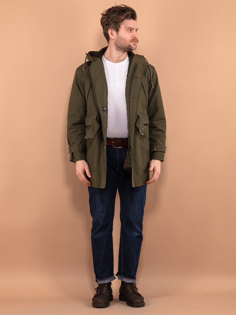 Vintage 70's Men Military Style Parka Coat in Green – NorthernGrip
