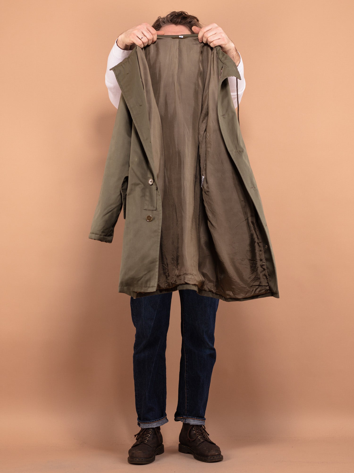 Vintage 70's Men Military Style Parka Coat in Green – NorthernGrip