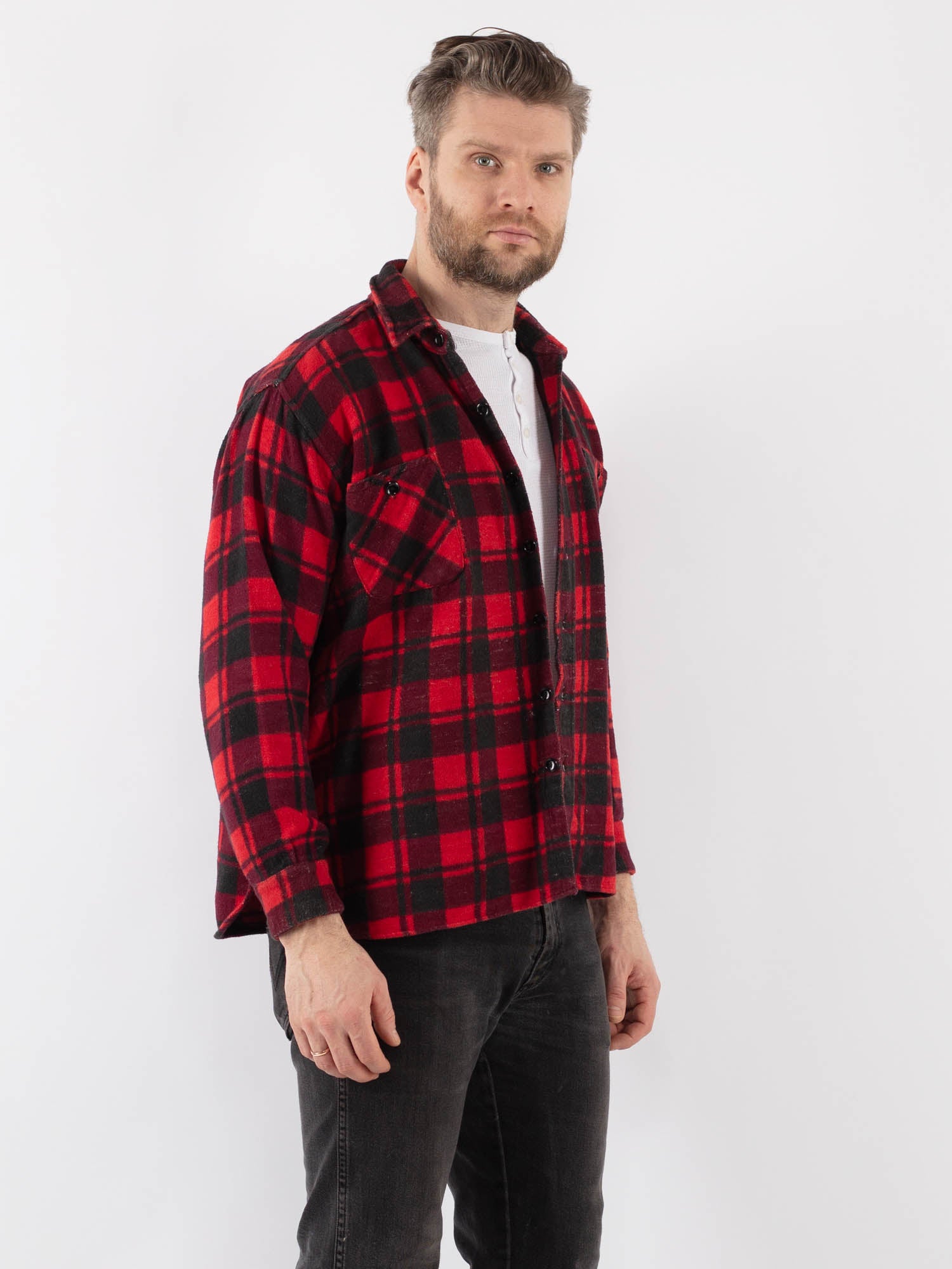 Online Vintage Store | Vintage 70's Men Buffalo Plaid Lumberjack