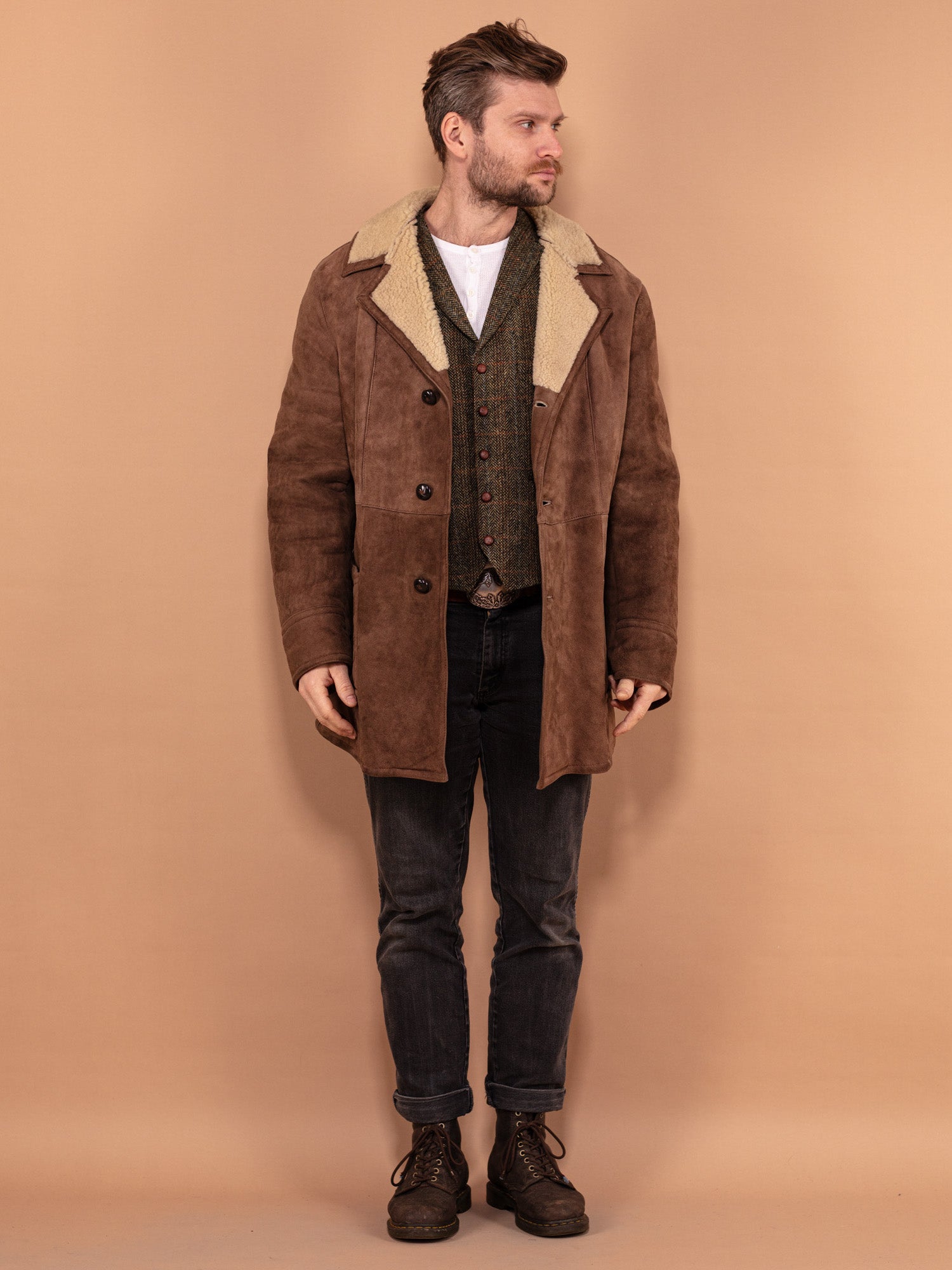 Mens buying vintage light coat