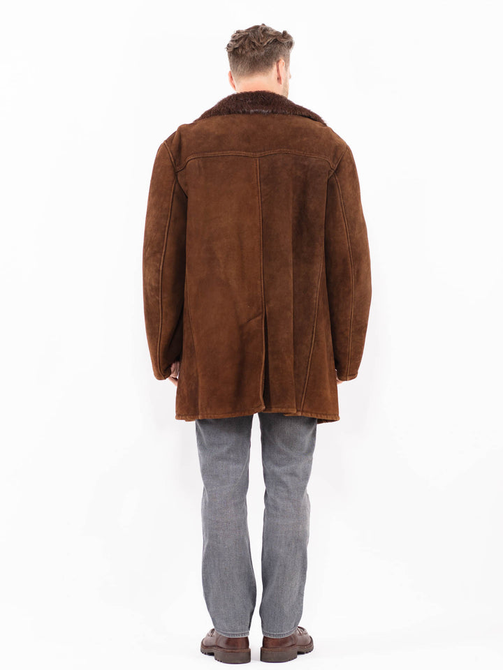 Vintage 70's Men Sheepskin in BrownZ2044
