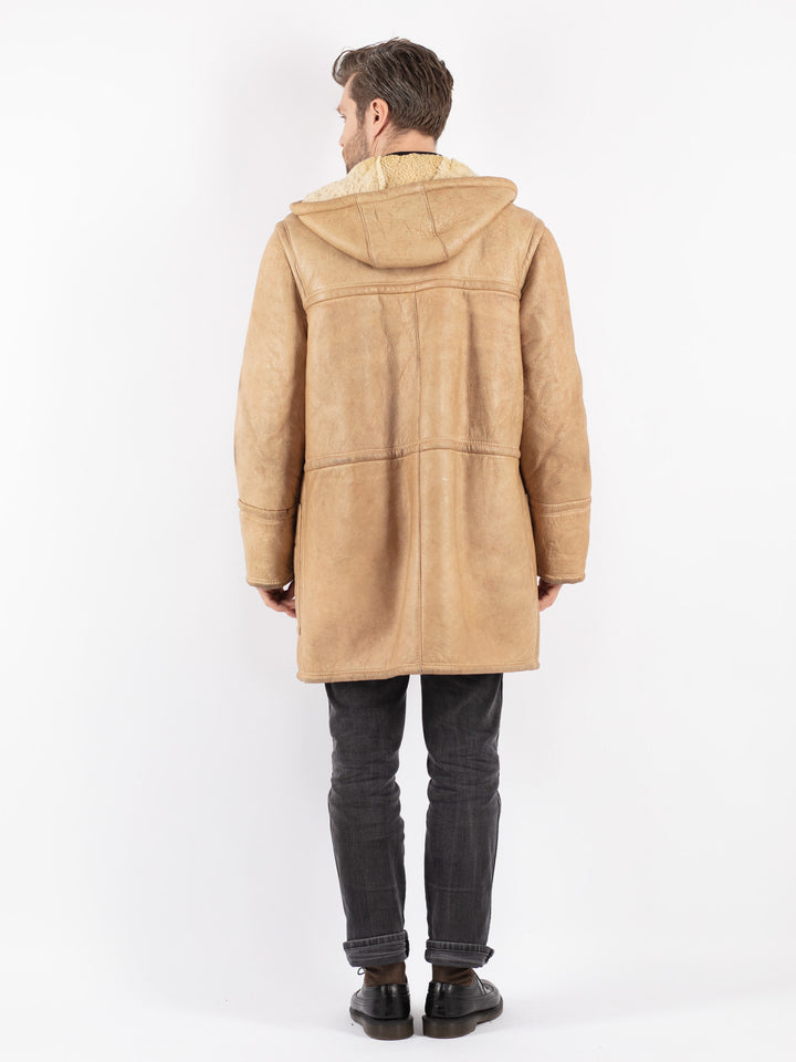 Vintage 70's Men Sheepskin in BeigeZ181