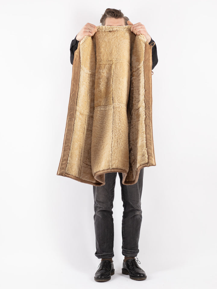 Vintage 70's Men Sheepskin in BeigeZ181