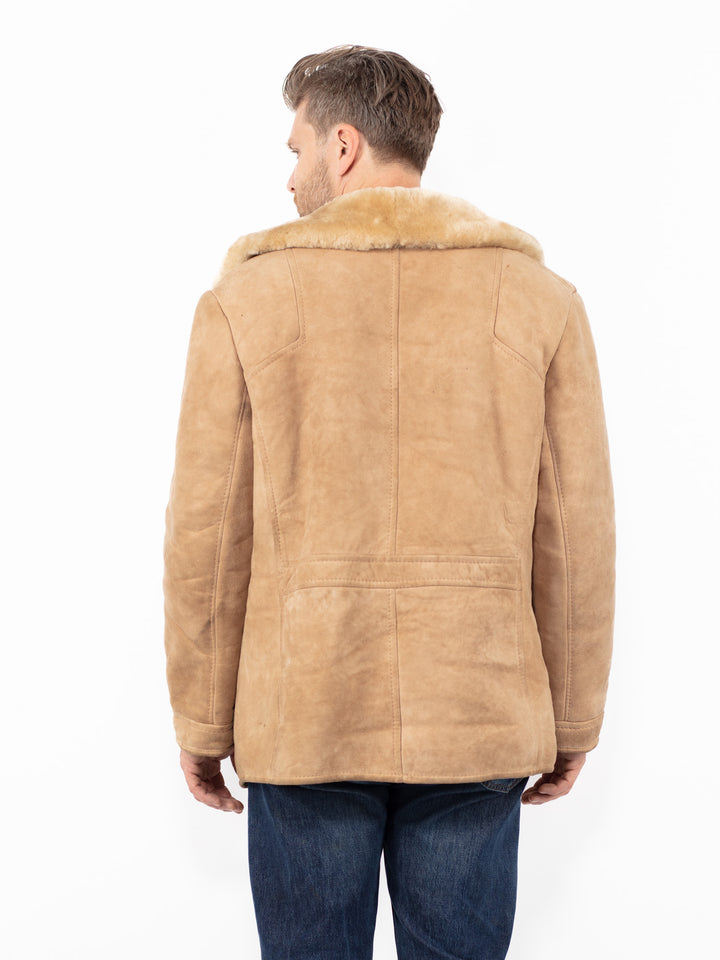 Vintage 70's Men Sheepskin in BeigeZ2551