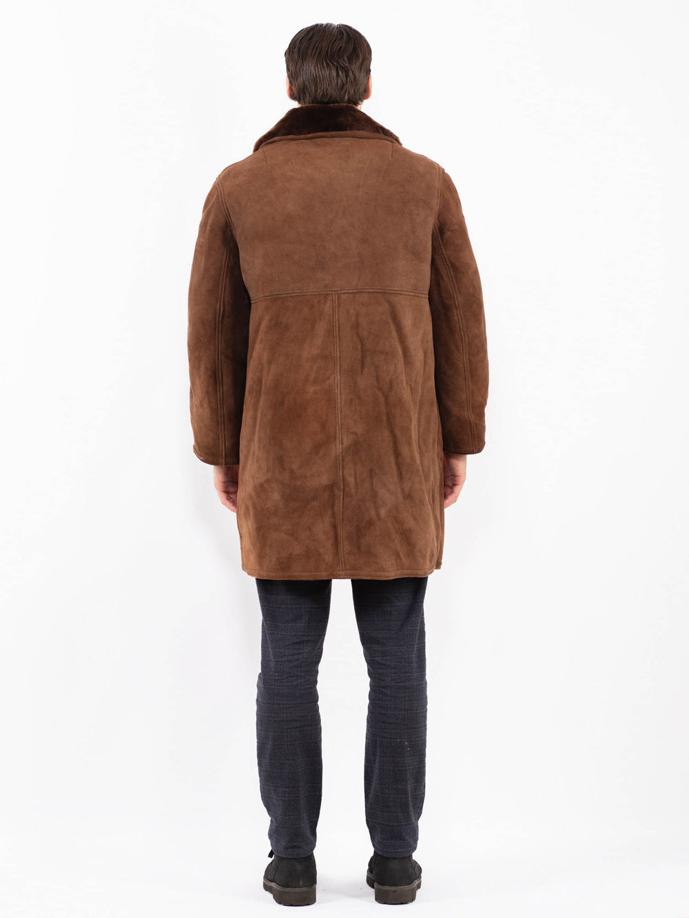 Vintage 70's Men Sheepskin in BrownZ2387