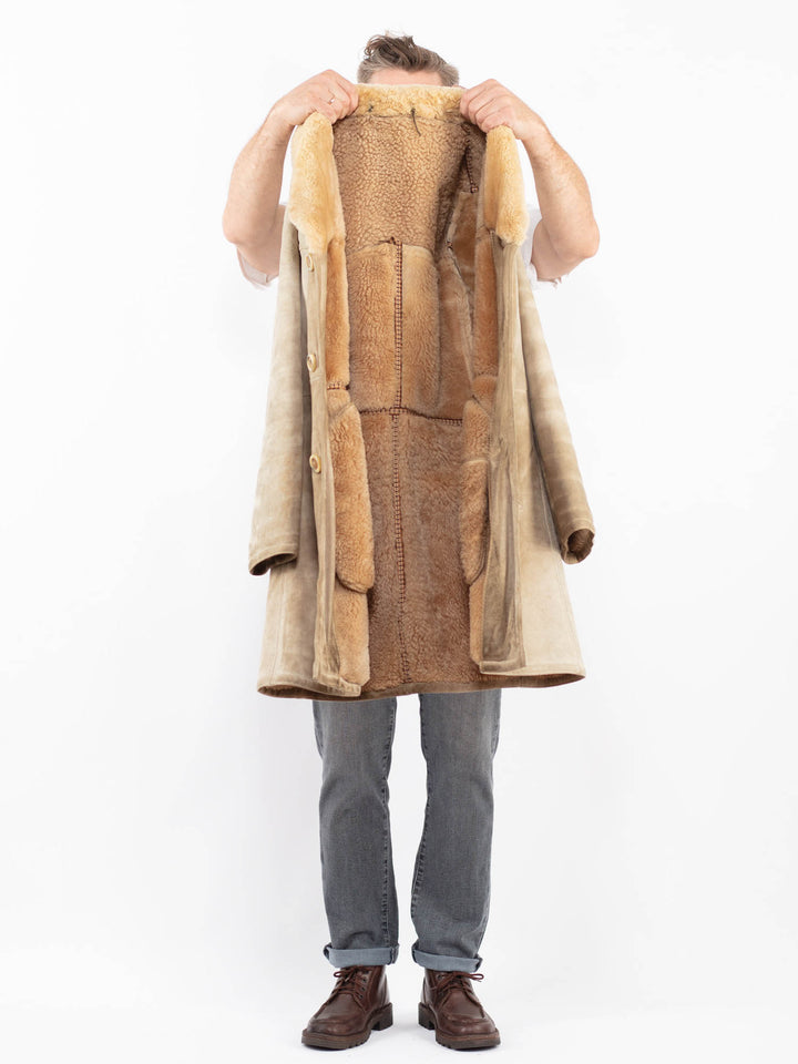Vintage 70's Men Sheepskin in BeigeZ2297