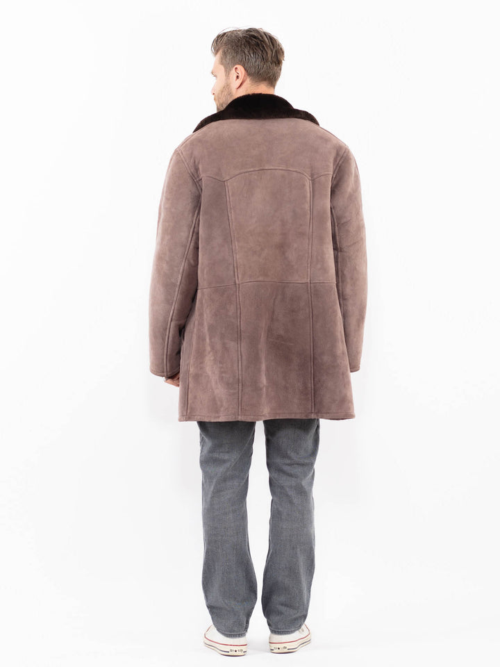 Vintage 70's Men Sheepskin in BrownZ1965