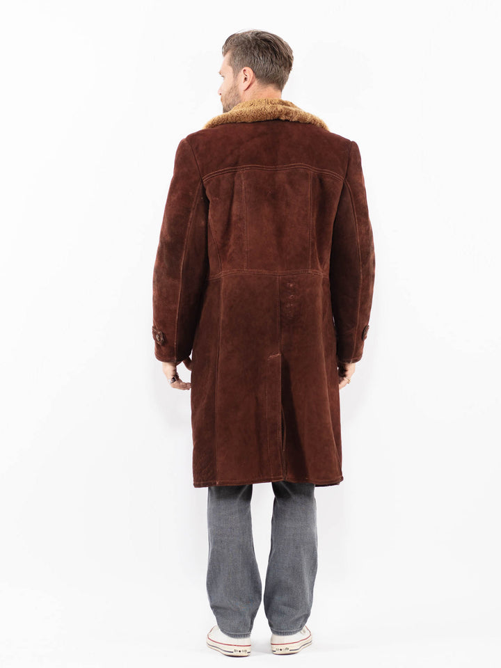 Vintage 70's Men Sheepskin in BrownZ1968