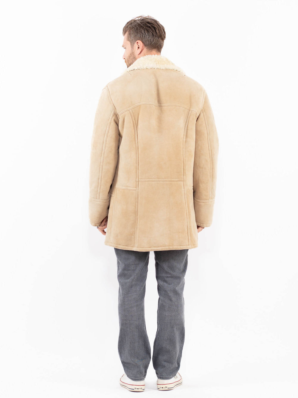 Vintage 70's Men Sheepskin in BeigeZ1987