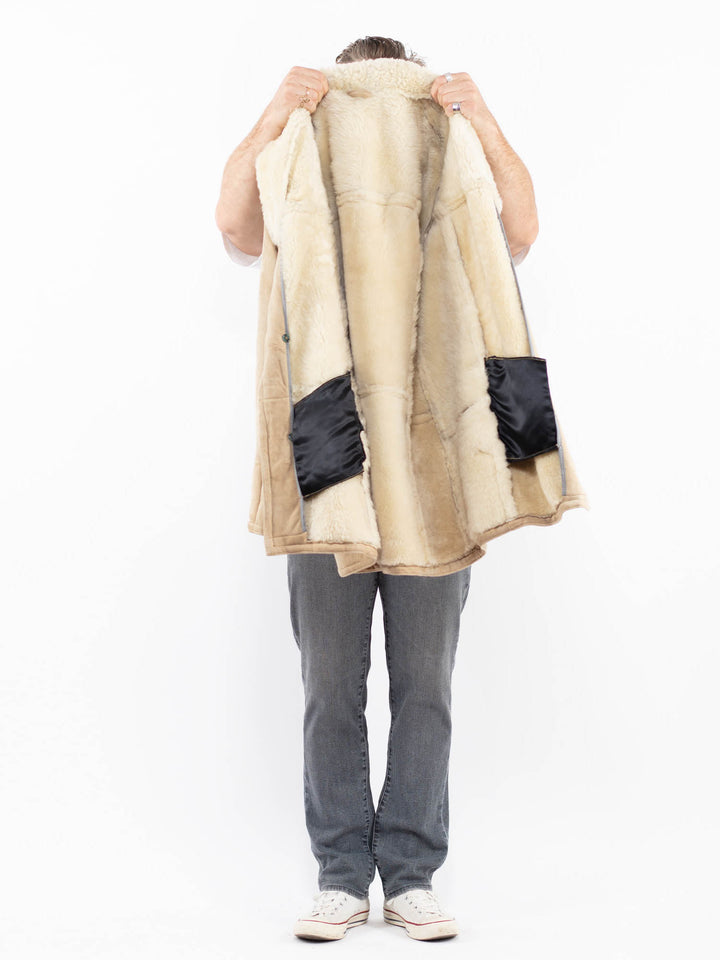 Vintage 70's Men Sheepskin in BeigeZ1987