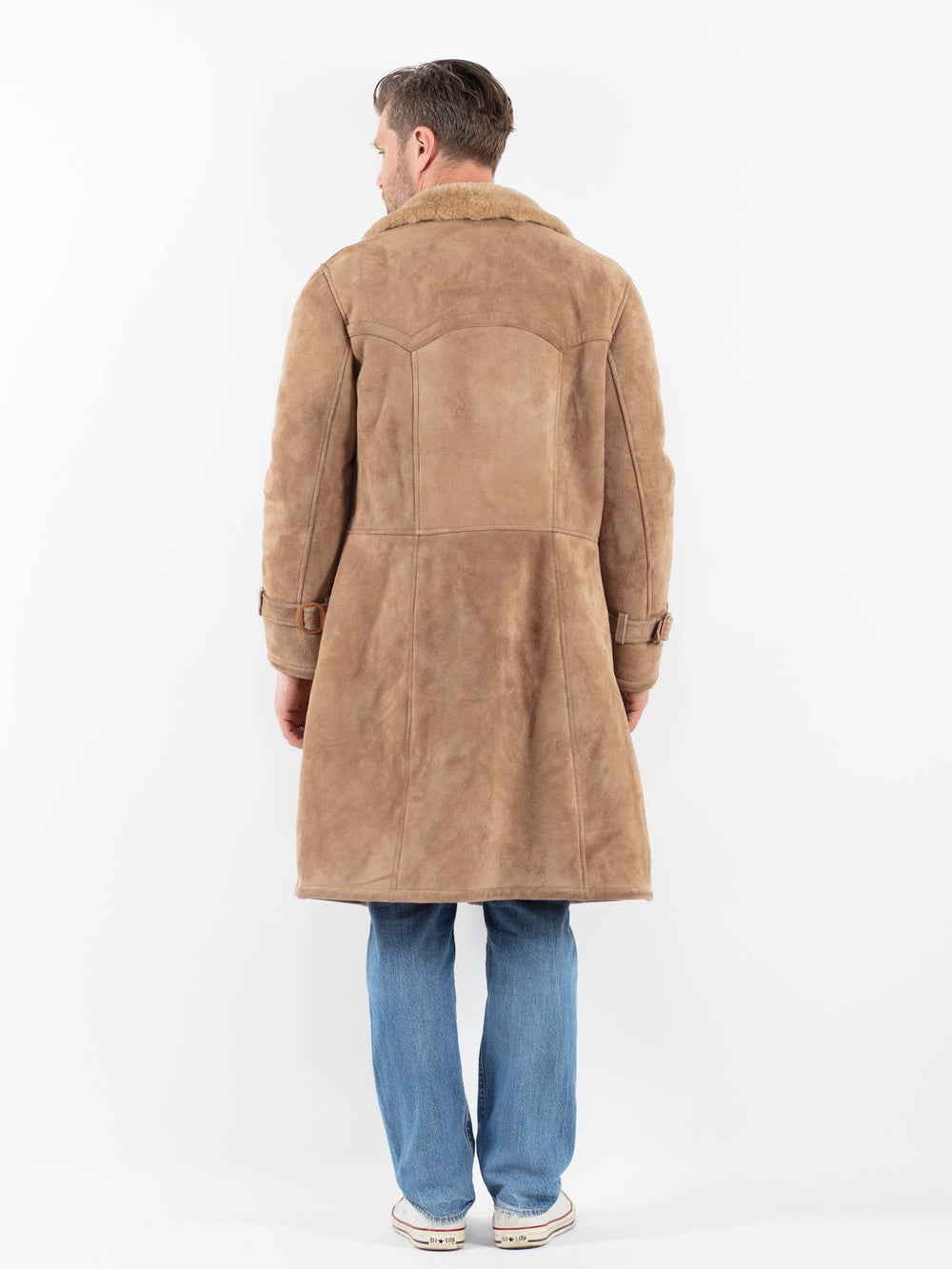 Vintage 70's Men Sheepskin in BeigeZ1809
