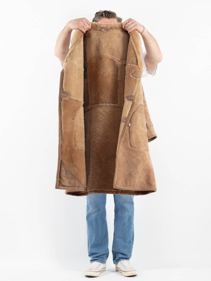 Vintage 70's Men Sheepskin in BeigeZ1809