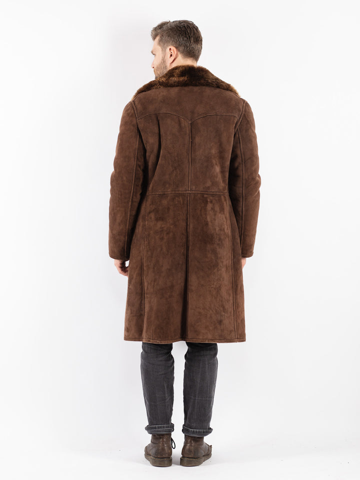 Vintage 70's Men Sheepskin Coat in