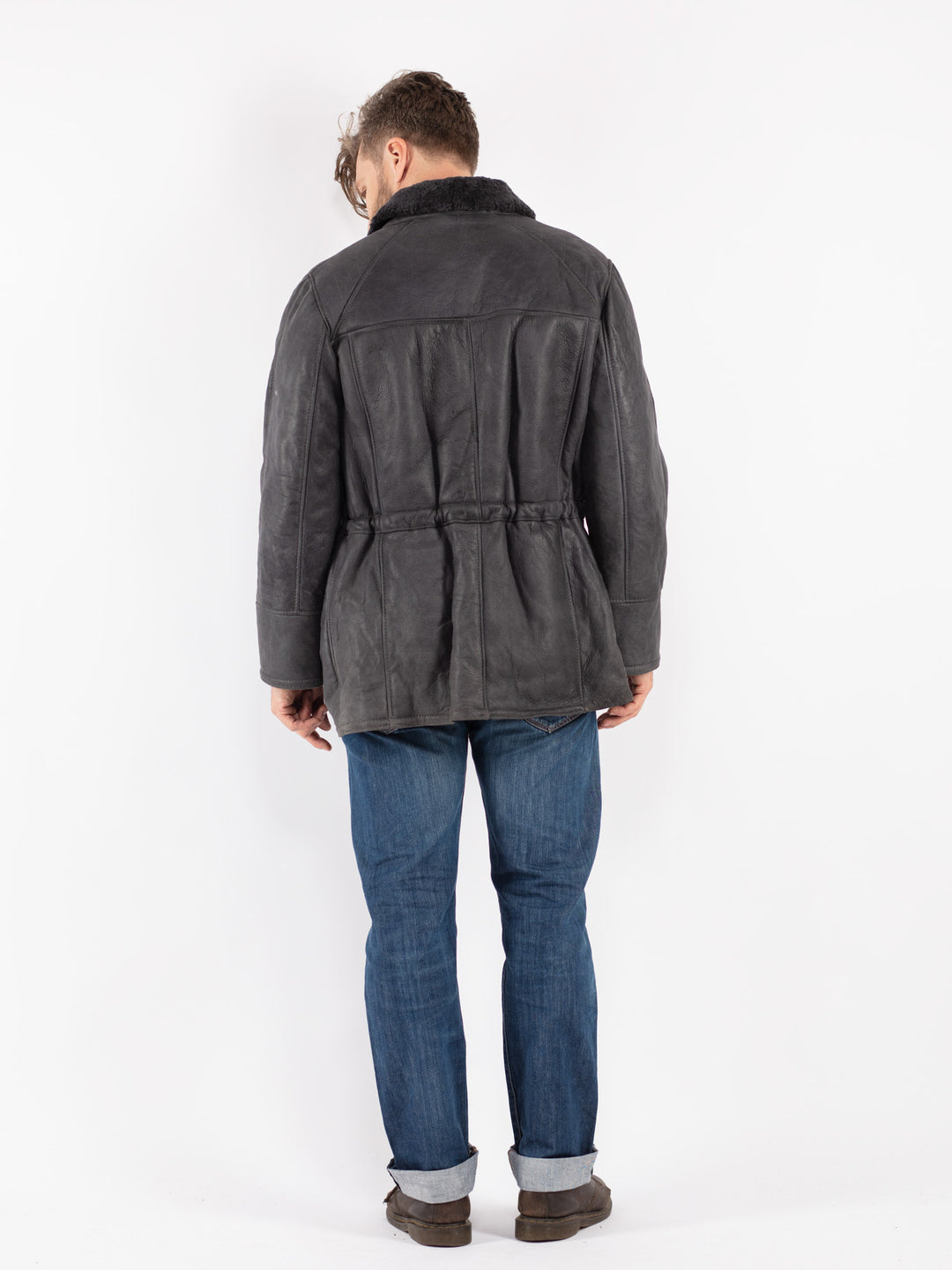 Vintage 70's Men Sheepskin Jacket in