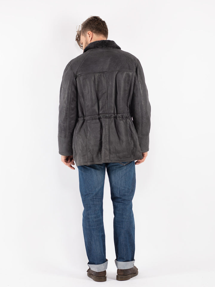 Vintage 70's Men Sheepskin Jacket in