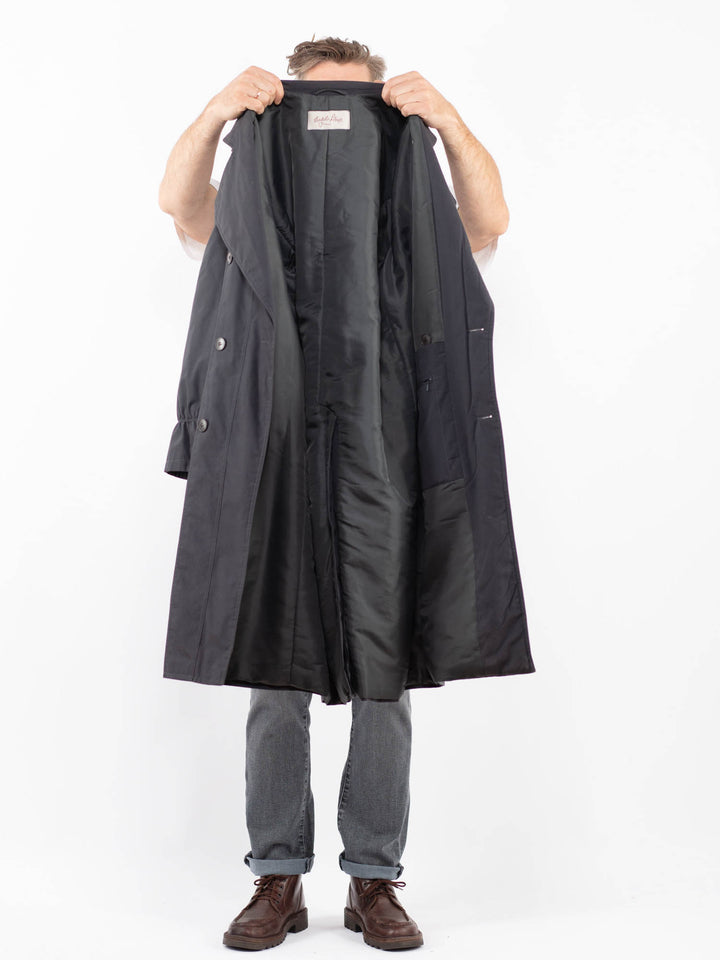 Vintage 70's Men Trench Coat in GrayZ2311