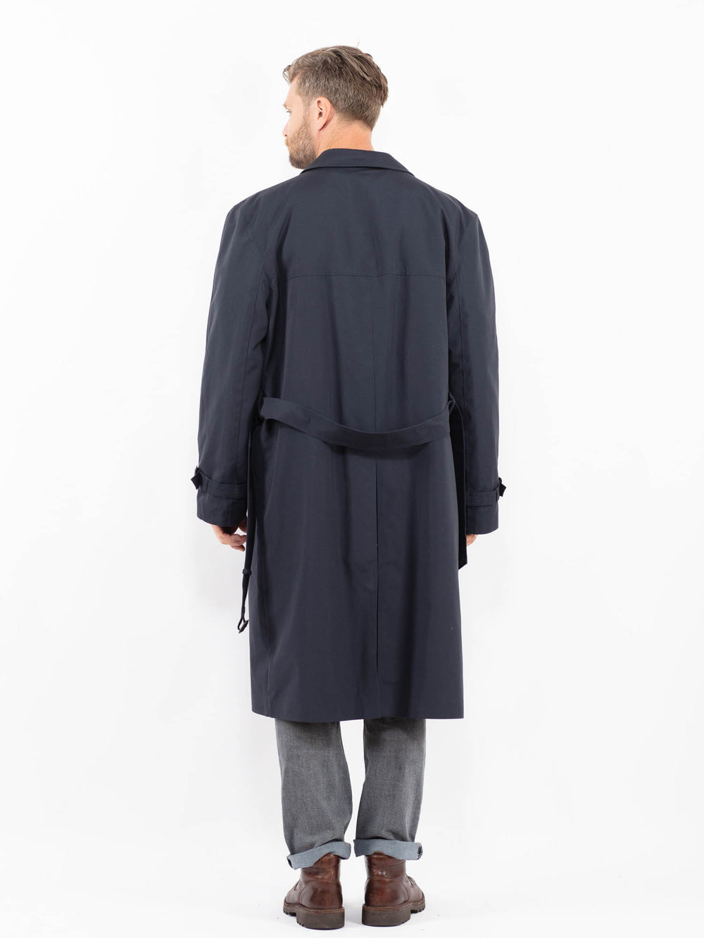 Vintage 70's Men Trench Coat in BlueZ2315