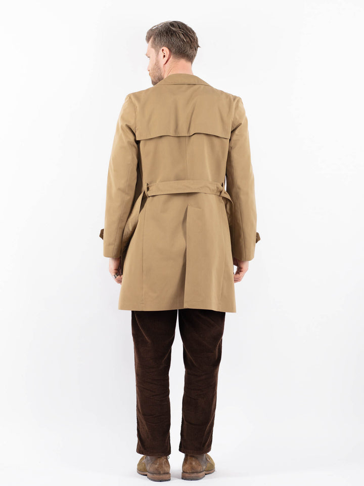 Vintage 70's Men Trench Coat in BeigeZ1667
