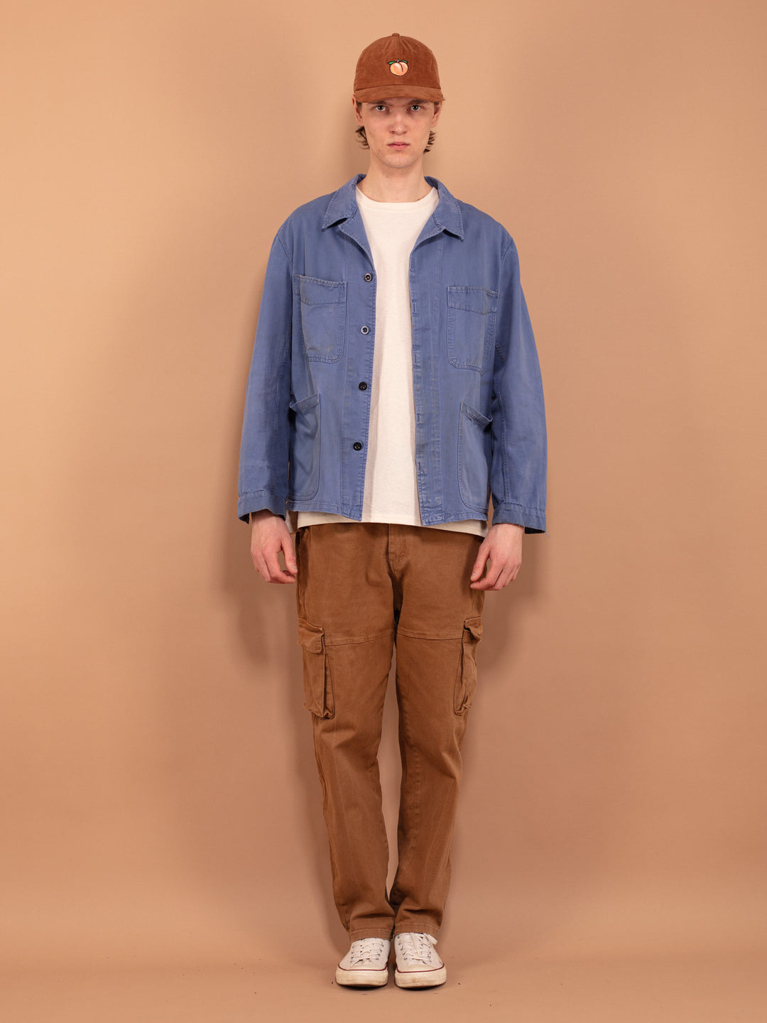 Vintage 70's Men Italian Work Jacket - NorthernGrip
