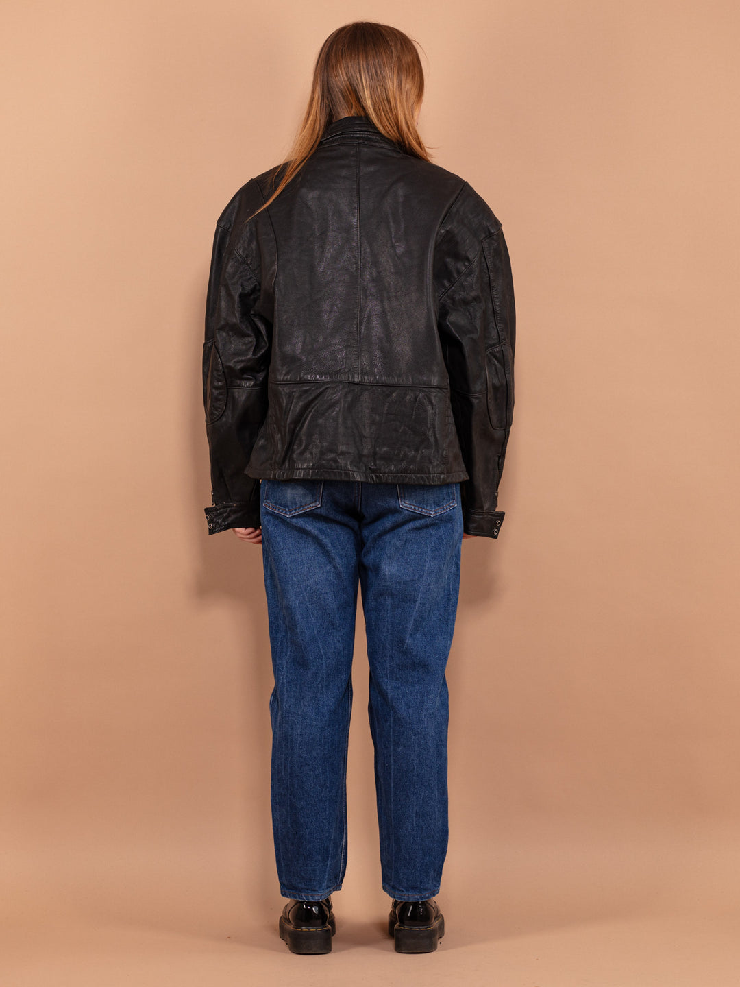 Vintage 70's Women Biker Leather Jacket - NorthernGrip