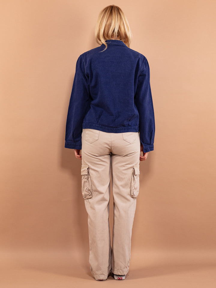 Vintage 70's Women Cropped French Work Jacket - NorthernGrip