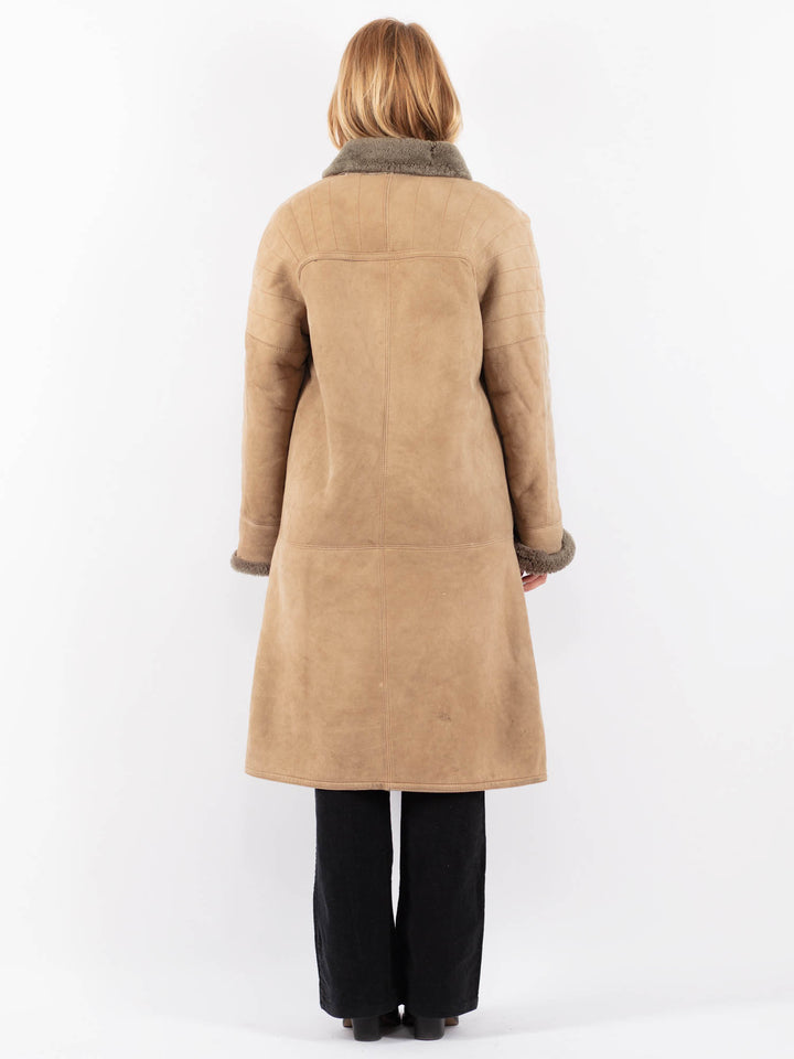 Vintage 70's Women Sheepskin in BeigeV9648