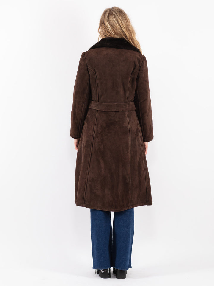 Vintage 70's Women Sheepskin Coat in