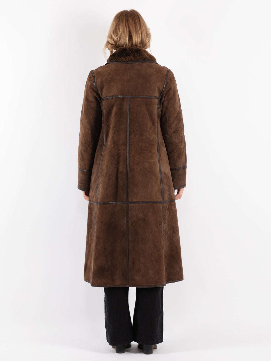 Vintage 70's Women Sheepskin in Brown