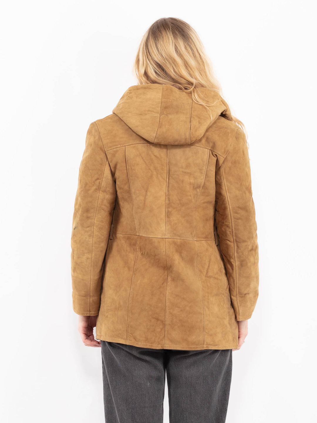 Vintage 70's Women Sheepskin Coat in BrownA0660