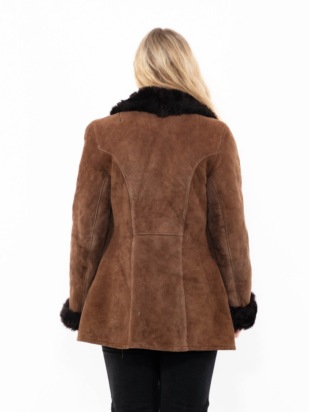 Vintage 70's Women Sheepskin in BrownA0971