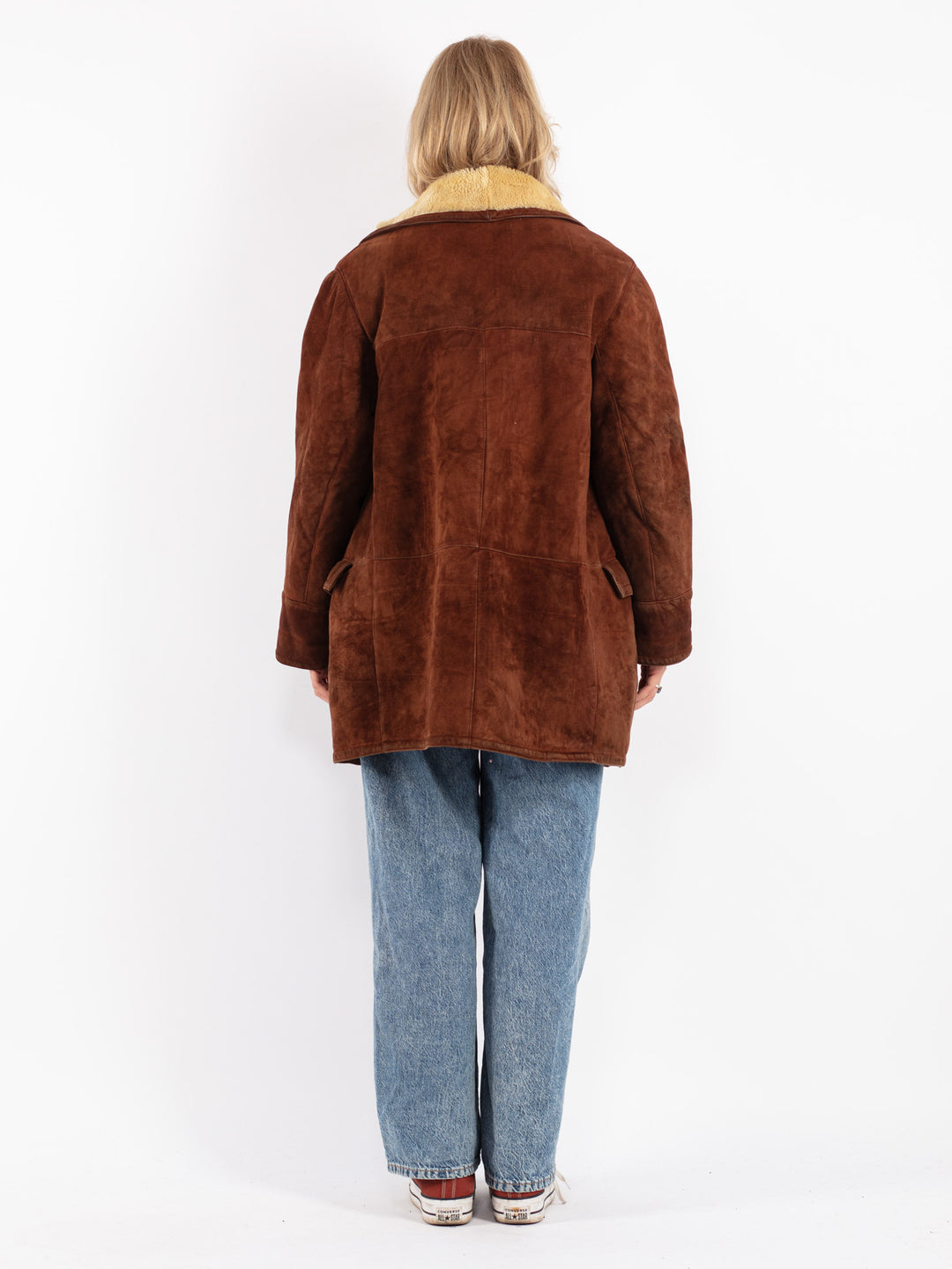 Vintage 70's Women Sheepskin in Brown