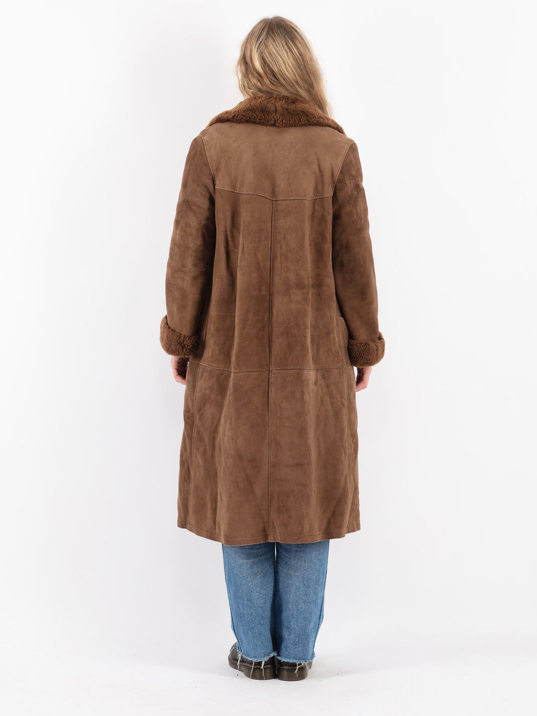 Vintage 70's Women Sheepskin in Brown