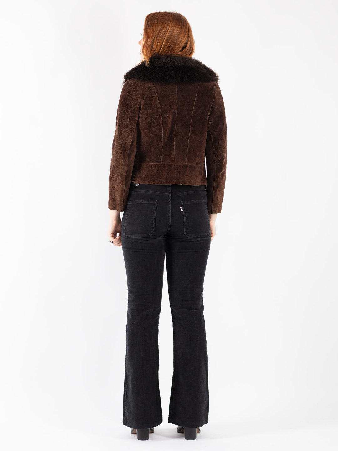 Vintage 70's Women Suede Jacket in