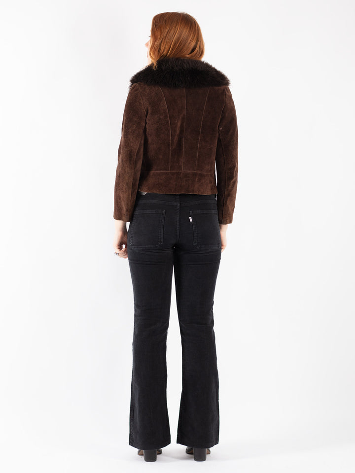 Vintage 70's Women Suede Jacket in