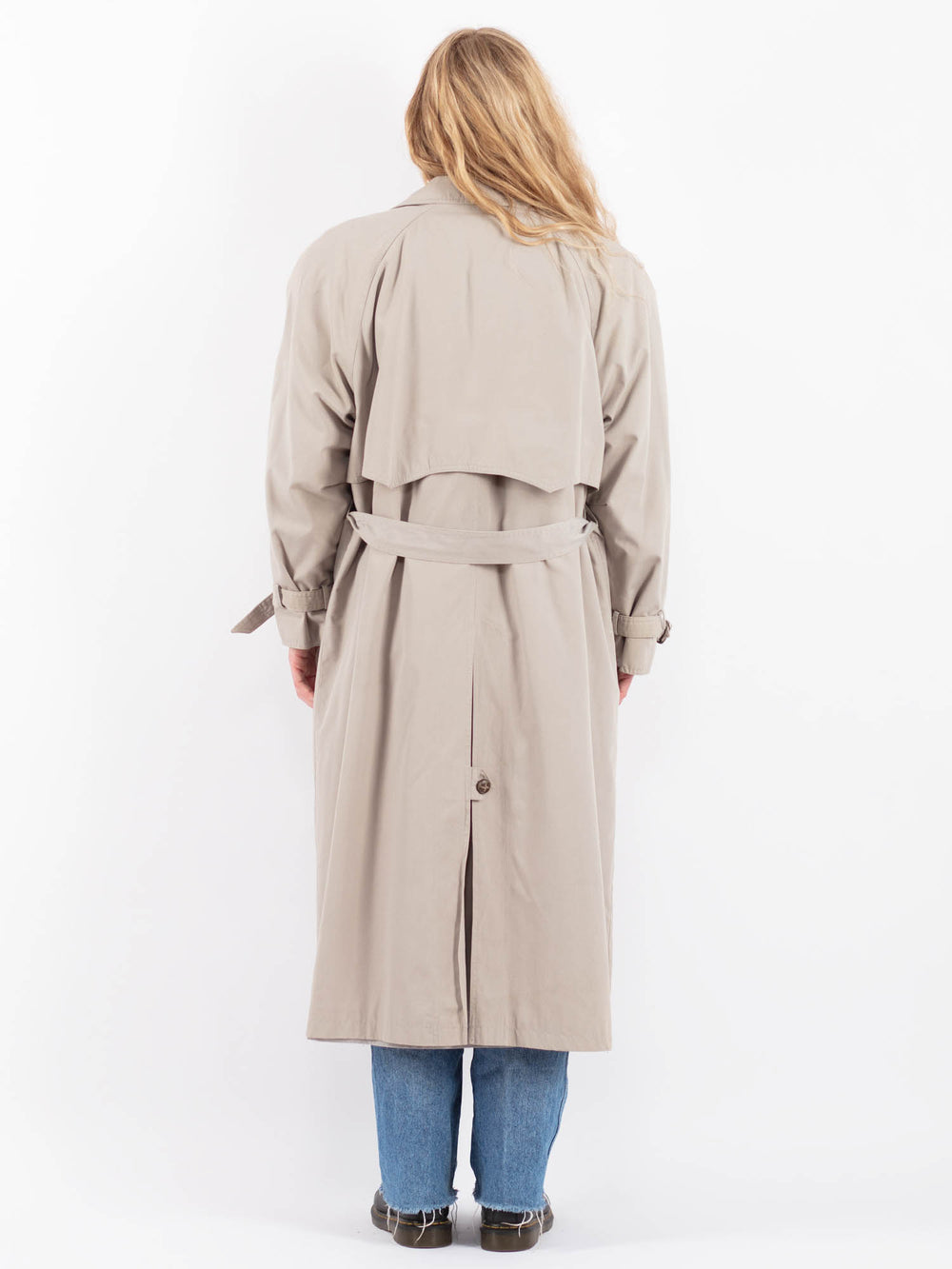 Vintage 70's Women Trench Coat in BeigeV9443