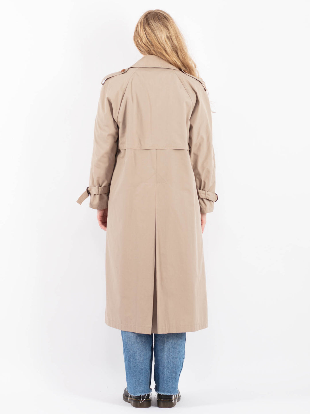 Vintage 70's Women Trench Coat in BeigeV9447