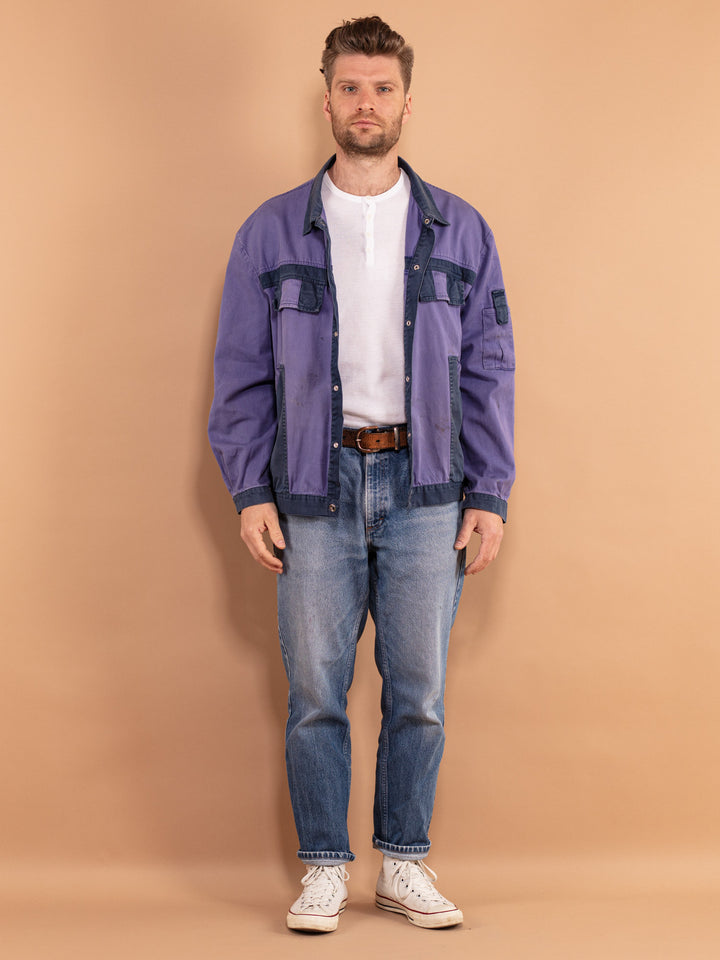 Vintage 80's Men Distressed Work Jacket - NorthernGrip