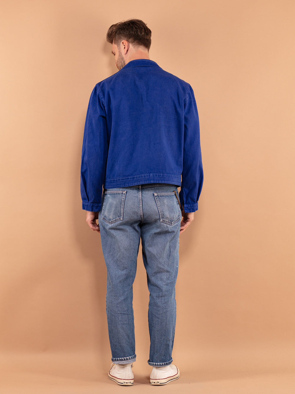 Vintage 80's Men Cropped Work Jacket - NorthernGrip