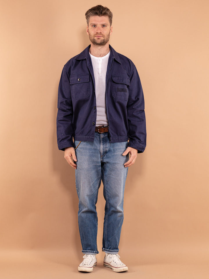 Vintage 80's Men Cropped Work Jacket - NorthernGrip