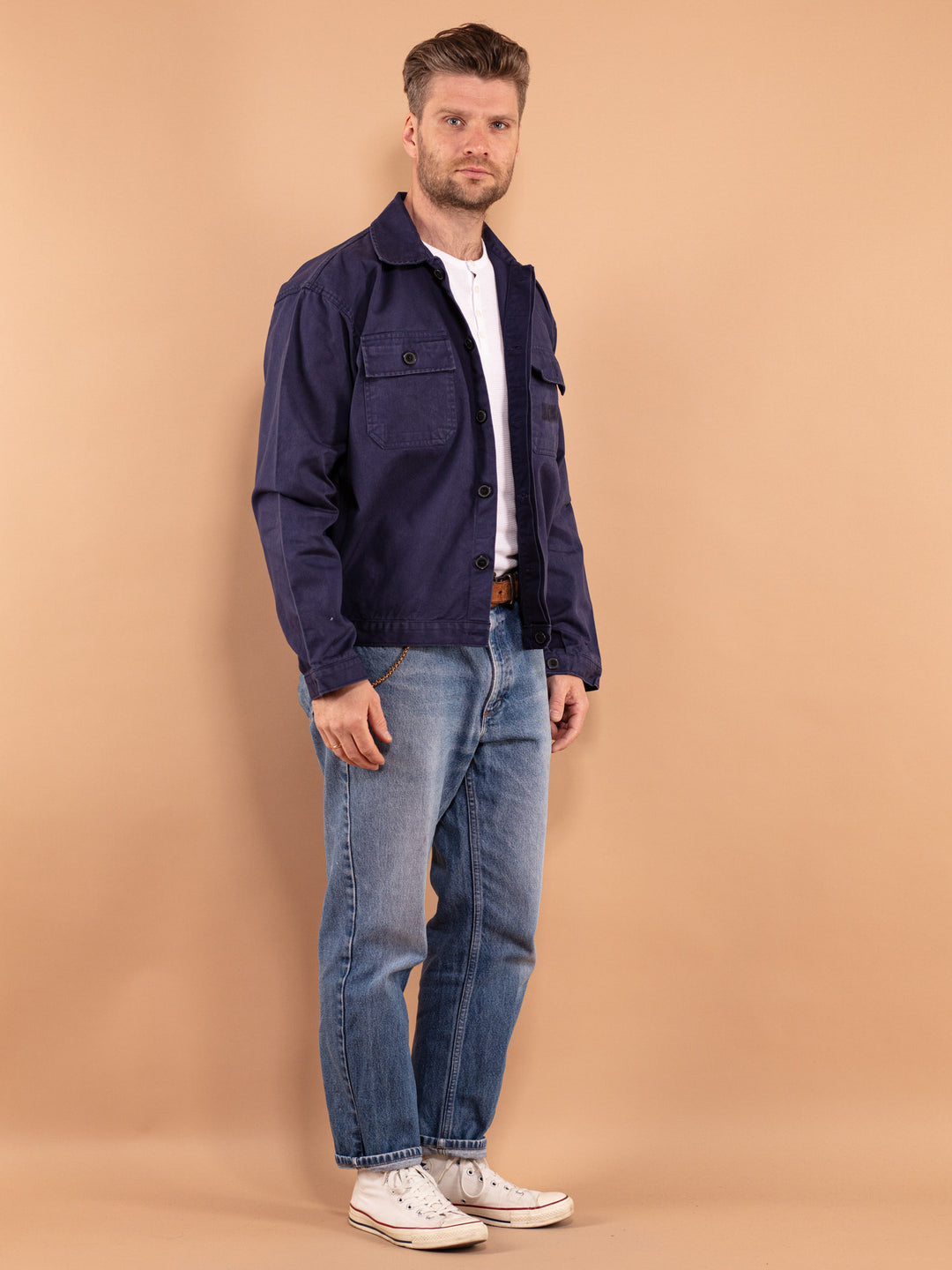 Vintage 80's Men Cropped Work Jacket - NorthernGrip